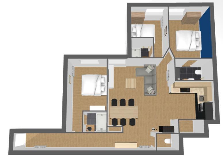Madonna Elegance, Proche Sanctuaire, 95M2 Apartment Lourdes Ngoại thất bức ảnh